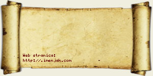 Jovanka Pečanin vizit kartica